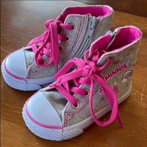 Minnie Mouse Converse Style Shoes